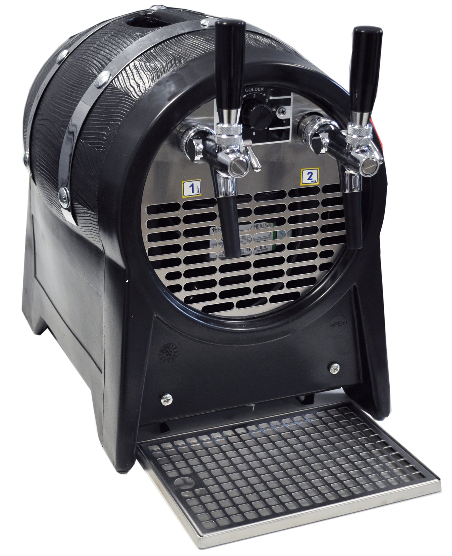 Bier Trockenkühlgerät „Fassform”